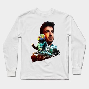 Fernando Alonso hot lap Long Sleeve T-Shirt